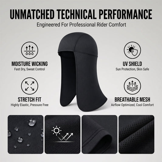 🧢 BUY 1 GET 1 FREE! ✨ Breathable Outdoor Skull Cap with Neck Cover – UPF50+, Micro-Mesh, Helmet Compatible 🚴