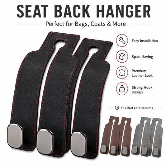 BUY MORE GET MORE FREE 🧥Seat Back Hanger – Perfect for Bags, Coats & More