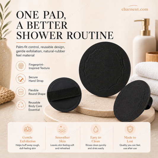 🧖♀️Scrub Bath Pads – Gently exfoliate, unclog pores, reveal brighter skin. Durable rubber, easy to rinse. ✨🛀