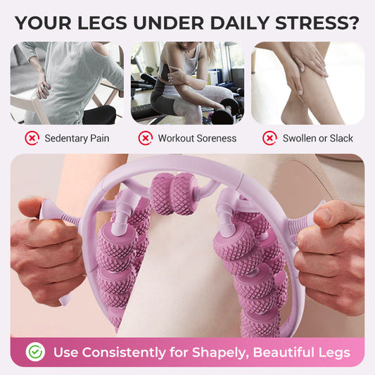 🔥 Leg Massager Roller - Ultimate Muscle Relief|Buy 3 Get 1 Free💆♀️✨