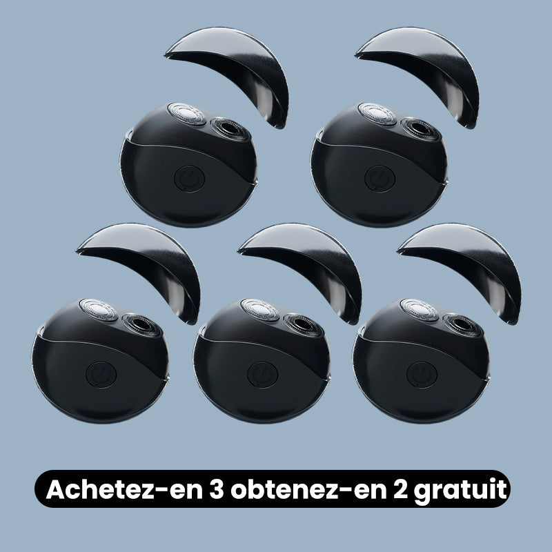 ✨ Portable Multifunctional Electric Shaver – Dual ring blades, IPX4 waterproof and compact UFO design 🪒⚡
