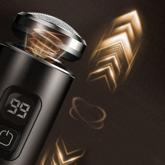 Men's Portable Electric Mini Shaver with Floating Blades
