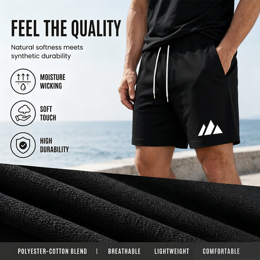 Men's Short Sleeve T-Shirt & Drawstring Shorts Set