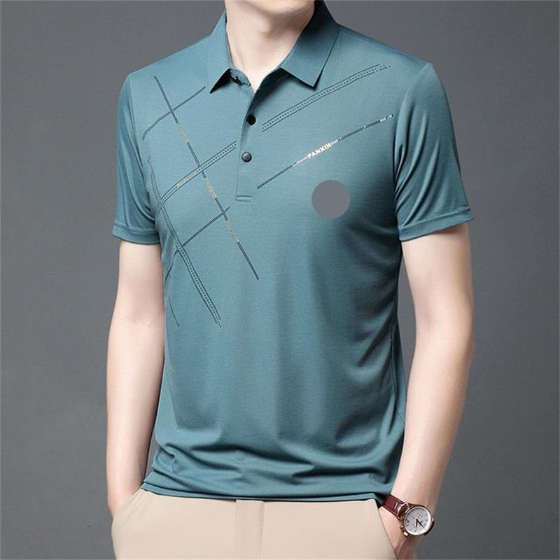 Men's Ice Silk Stretch Shirt – Waterproof, Quick-Dry & Eco-Friendly – Cool Breathable Tech Fabric Shirt 🌿