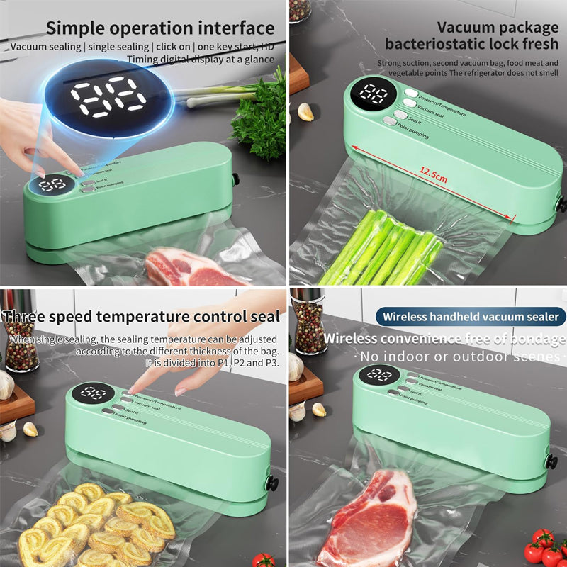 š„Portable Handheld Vacuum Food Preservation Packaging and Laminating Machineš