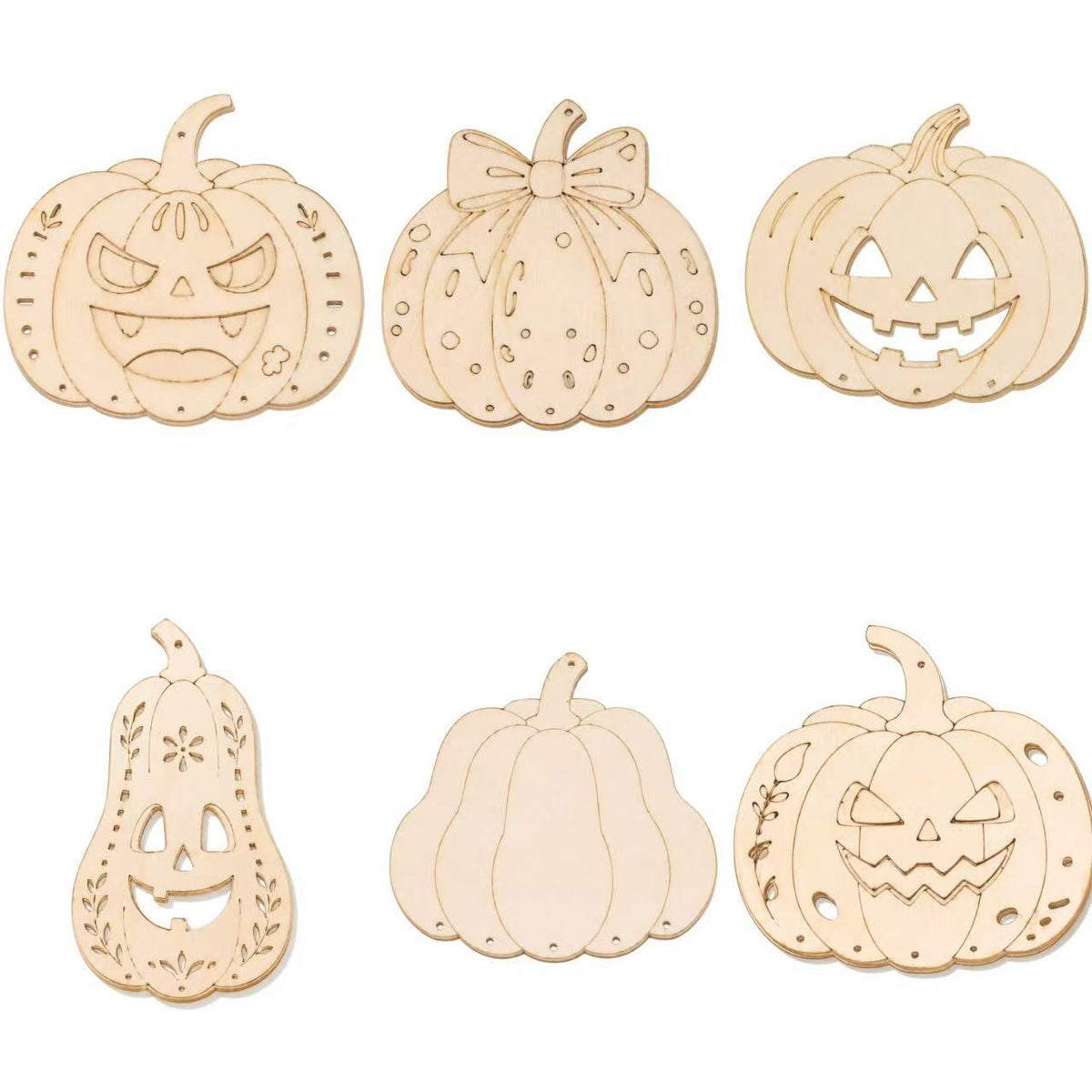 โฐ Halloween Wooden Pumpkin Craft Kit | DIY Wind Chime ๐