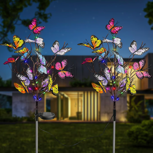 🦋Solar Outdoor Butterfly Lights💐