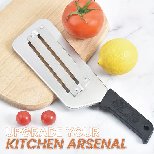 🌟Best Kitchen Gift🎁🧑🍳Stainless Steel Double-layer Slicer