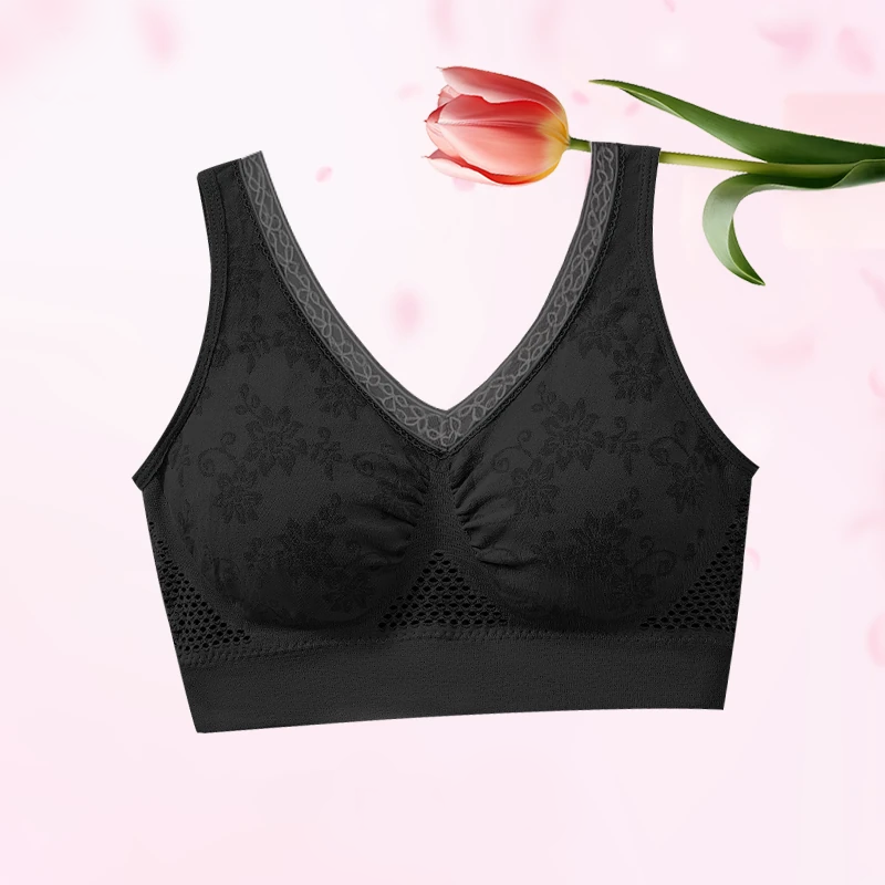 【✨1+1 Free - 2 Pcs】Pure Cotton Buttonless Comfy Lifting Bra