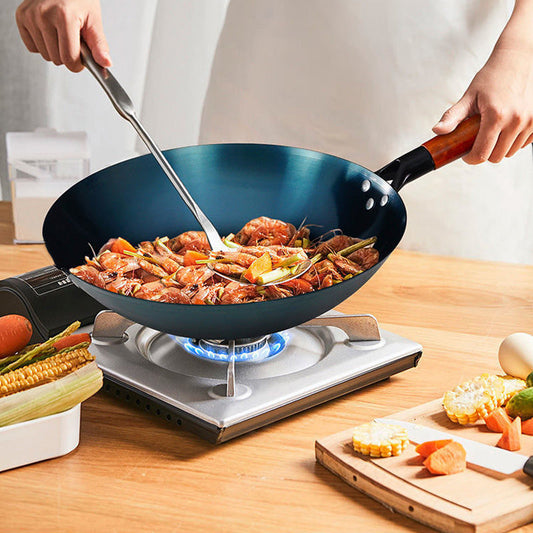 Home Use Non-Stick Iron Stir-Frying Wok