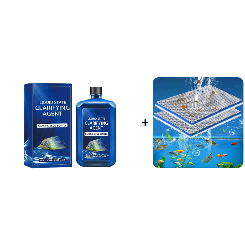 š„Fast-Acting Aquarium Water Clarifier