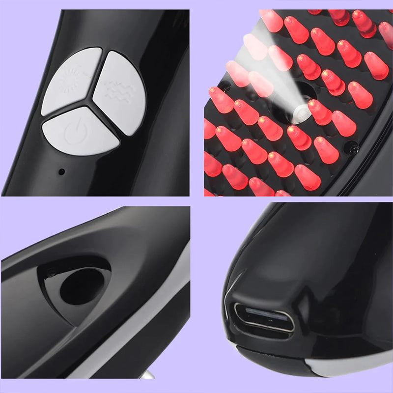 🔥Free Shipping🔥Electric Massage Comb - Soothe, Stimulate, Reduce Fatigue