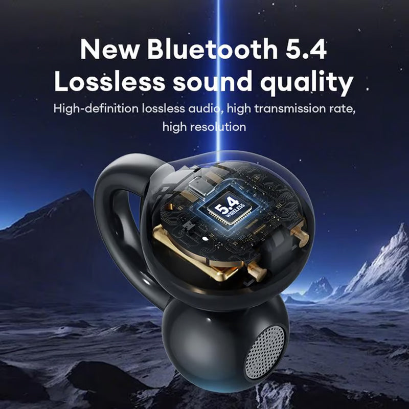 🔥🔥Bone Conduction Wireless Bluetooth Ear Clip Earphones with Touch Screen