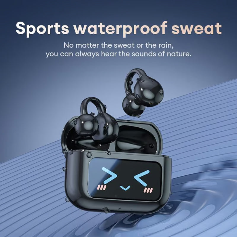 🔥🔥Bone Conduction Wireless Bluetooth Ear Clip Earphones with Touch Screen