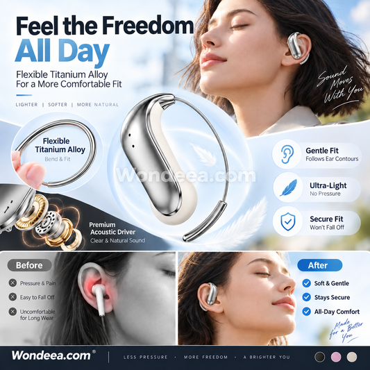 💥Bluetooth 6.0 Earbuds – 4.2g ultra-light, barely there feel. 48H playtime, IPX5 sweatproof. Perfect for runs & daily listening. ⚡✨