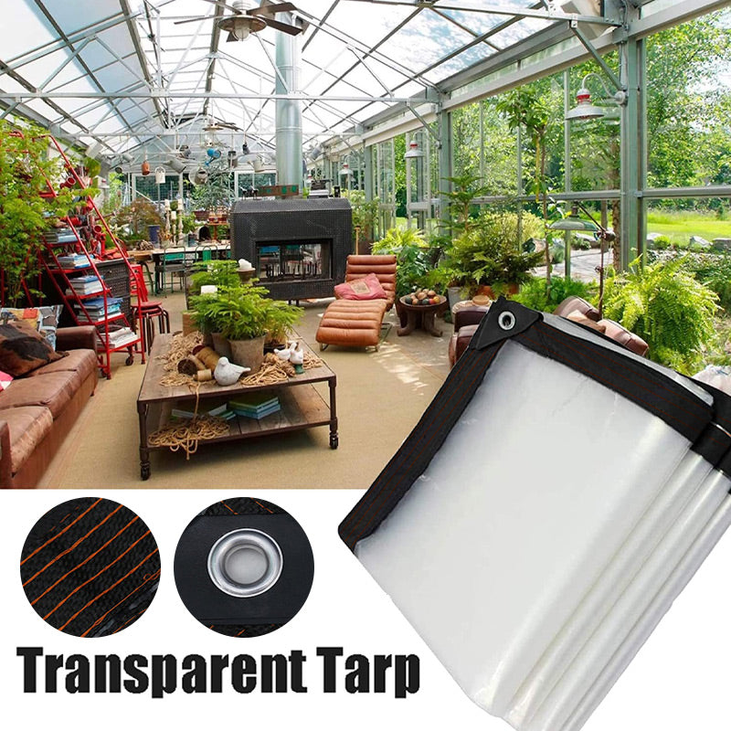 Heavy-Duty Transparent Waterproof Insulated Tarp – alivelydoll