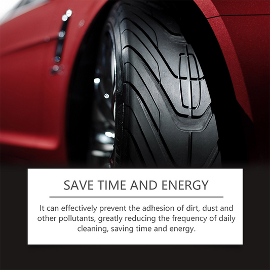 ✨ Tire wax – Restores black gloss, blocks UV, repels dirt. Easy & quick!🚗
