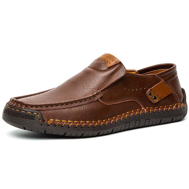 ๐ 64% OFF! ๐ Classic Menโs Slip-On Leather Shoes โ Premium Calfskin, All-Day Comfort & Effortless Style