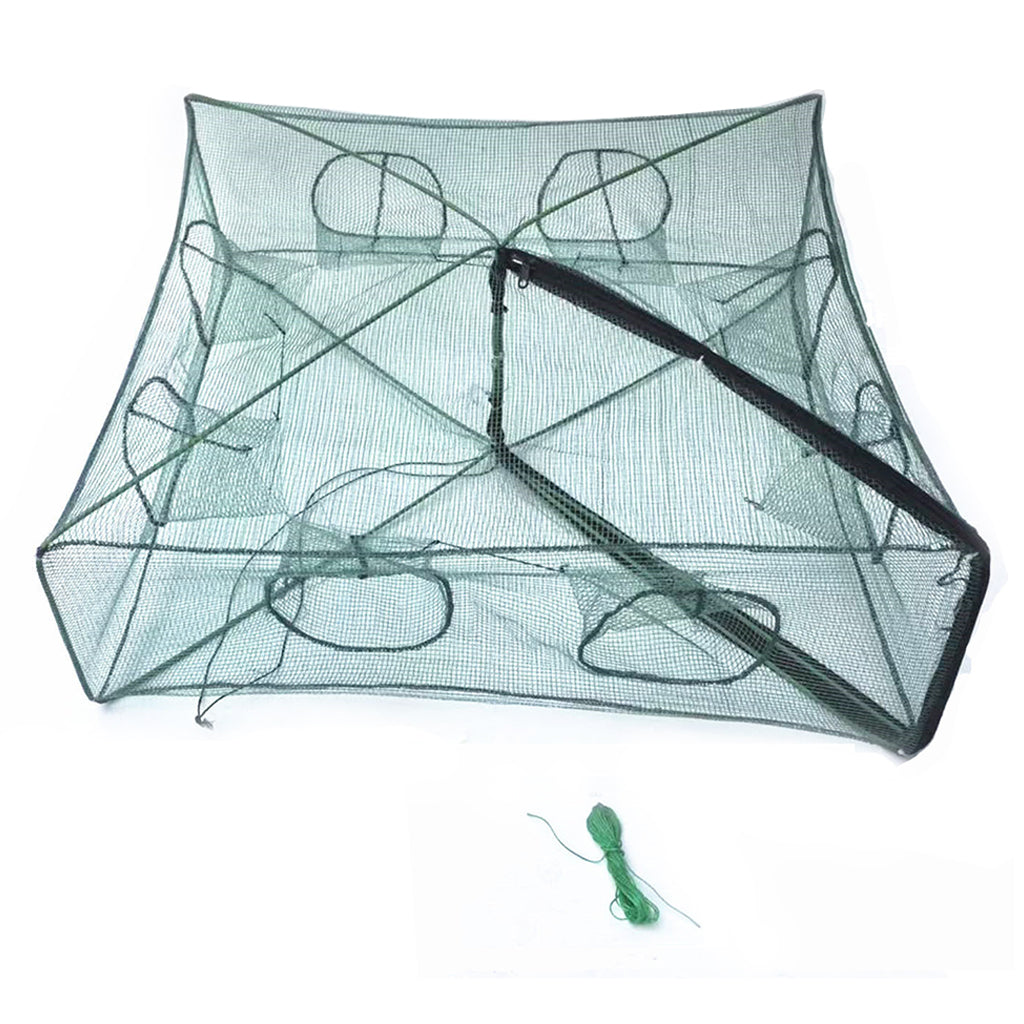 ⏳Time-Limited Special⏰Collapsible Fishing Trap Net with Multi Entrances🎣