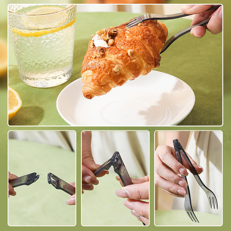 2-in-1 Fruit Fork Detachable Clip
