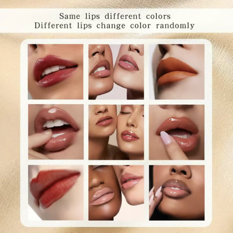 ✨Transferproof Color-Changing Lipstick💄CrystalClear Color Alchemy 💋 Auto-Tints on Contact!