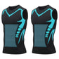 Ionic Shaping Vest – Cooling compression, smooths belly & love handles. Invisible under shirts. Feel confident again! 💪✨
