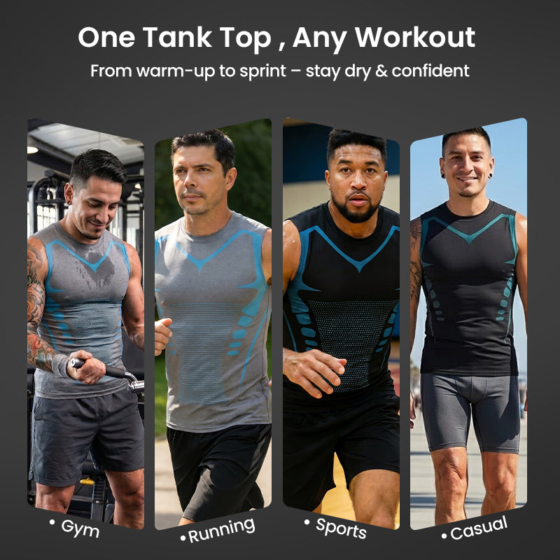 Ionic Shaping Vest – Cooling compression, smooths belly & love handles. Invisible under shirts. Feel confident again! 💪✨