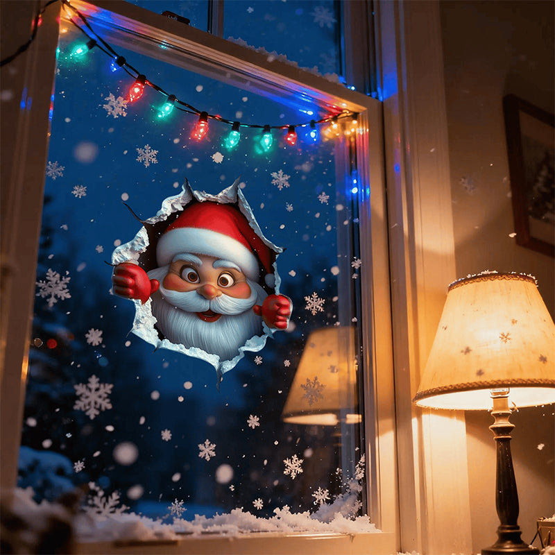 🎅Santa's Surprise 3D Wall Decals