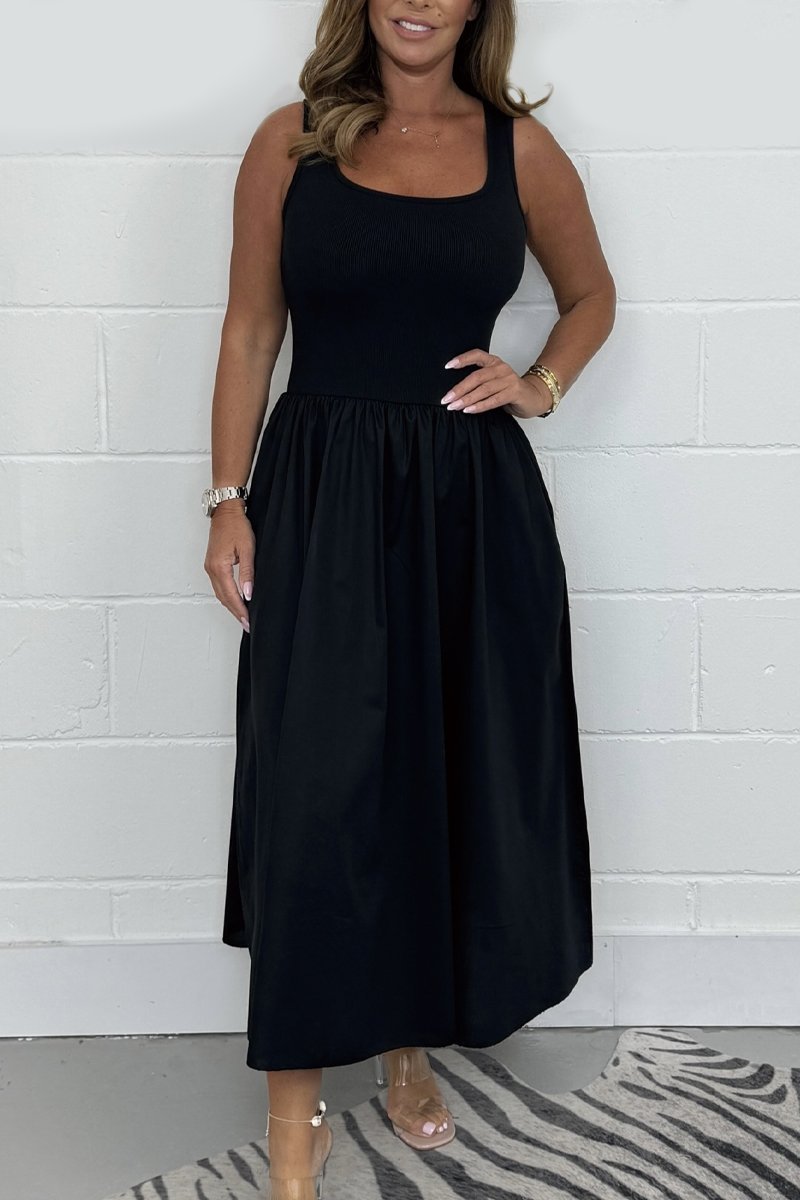 💥Women's Flared T-Shirt Midi Dress — Effortlessly Chic 🌟