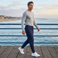 Ice Feel Quick-Dry Athletic Pants – Cooling Fabric, Loose Fit & Moisture-Wicking (M–4XL) 🌿👖