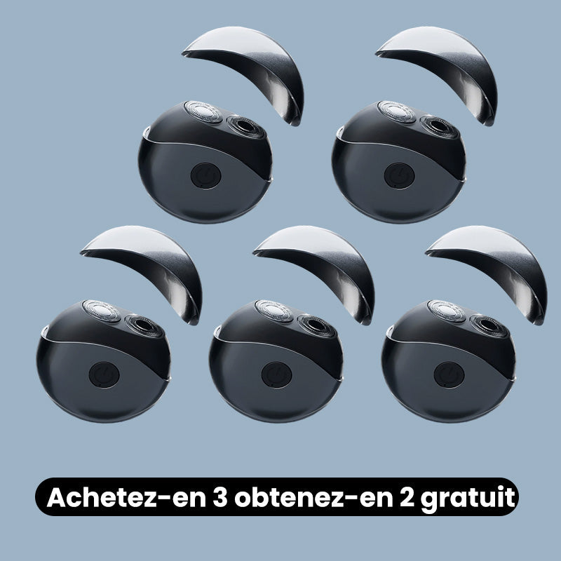 ✨ Portable Multifunctional Electric Shaver – Dual ring blades, IPX4 waterproof and compact UFO design 🪒⚡