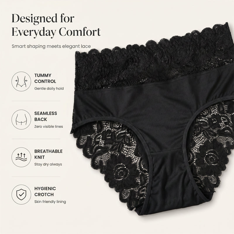 Women's Soft Breathable Lace Briefs