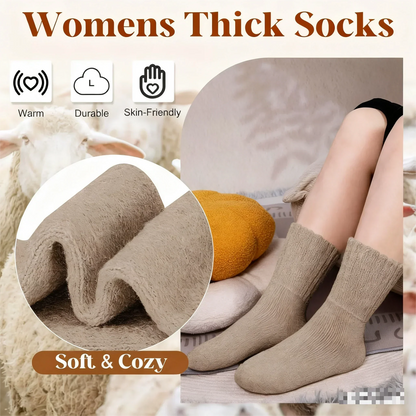 💖 Women's Solid Mid-calf Socks