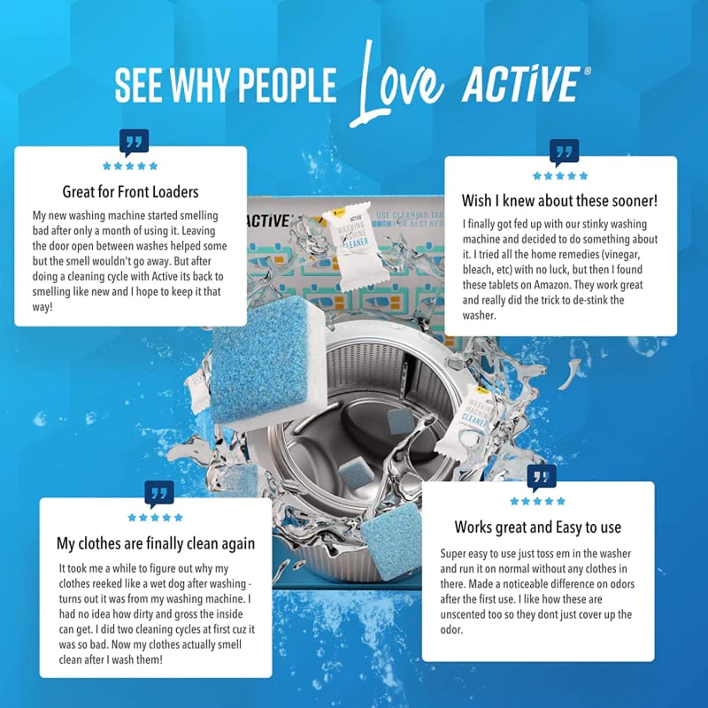 🧼Washing Machine Deep Cleaner Tablets ( Buy 2 Get 3 FREE )