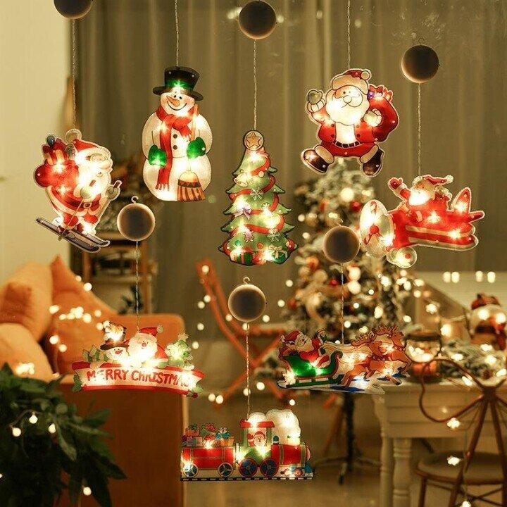 🎅Early Christmas Sale 🎄Christmas Window Hanging Lights🌟Buy 2 Get 1 Free