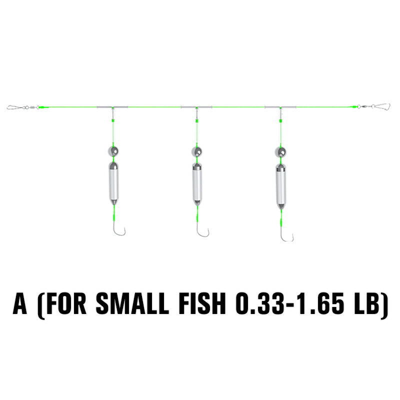 3 Hooks Anti Drift Bottom Fishing Rig