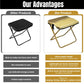🪑Ultra-Light Folding Stool – Supports Up to 265 lbs