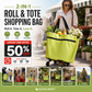 🔥2-in-1 Foldable Shopping Cart