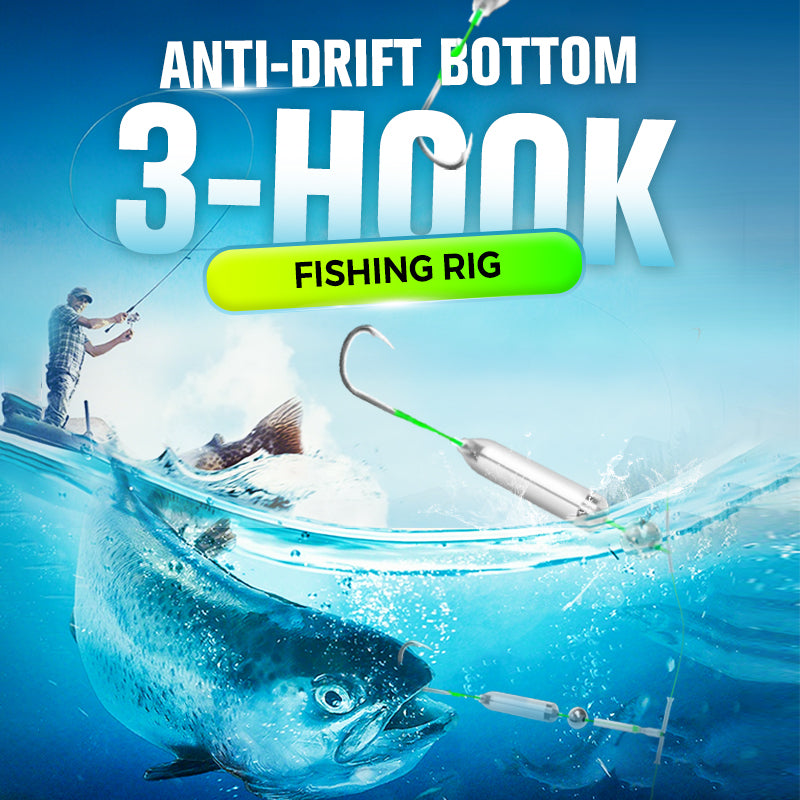 3 Hooks Anti Drift Bottom Fishing Rig – alivelydoll