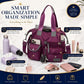 Waterproof Tote Bag – 3-Way Carry & Spacious Organization