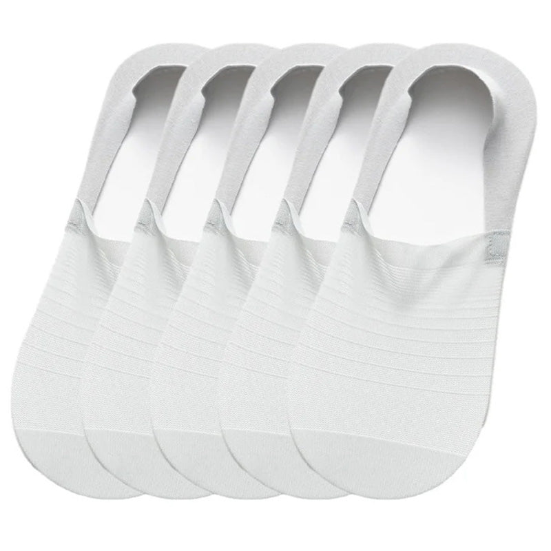 💥5 Pairs Ice Silk No-Show Socks Set