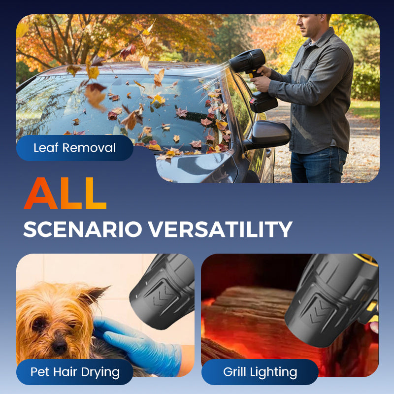 🔥Wireless Portable Turbocharged High Power Rechargeable Blower