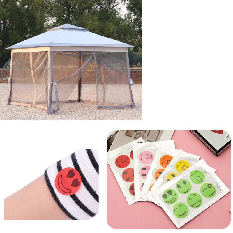 🚩🌞Patio Umbrella Mosquito Netting Screen