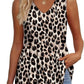 💜Women's Print Flowy Sleeveless V Neck Peplum Tank Tops