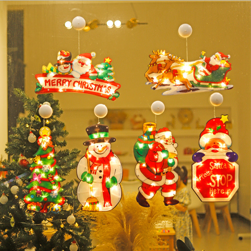 🎅Early Christmas Sale 🎄Christmas Window Hanging Lights🌟Buy 2 Get 1 Free
