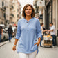 💃Women's Solid Color Crew Neck Long Sleeve Casual Loose Knit Pullover