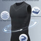 Ionic Shaping Vest – Cooling compression, smooths belly & love handles. Invisible under shirts. Feel confident again! 💪✨