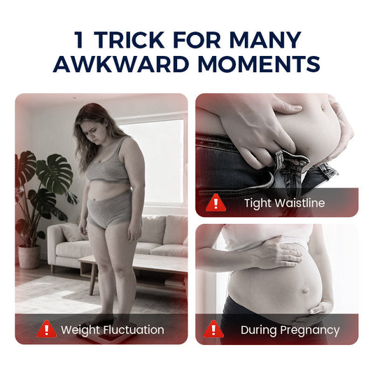 👖👖Spring-Loaded Metal Waist Extender Button for Jeans