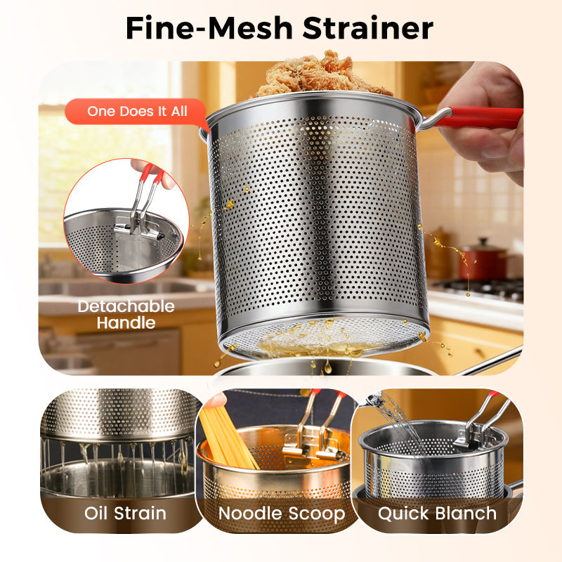 🎁304 Stainless Steel Multifuntional Fryer