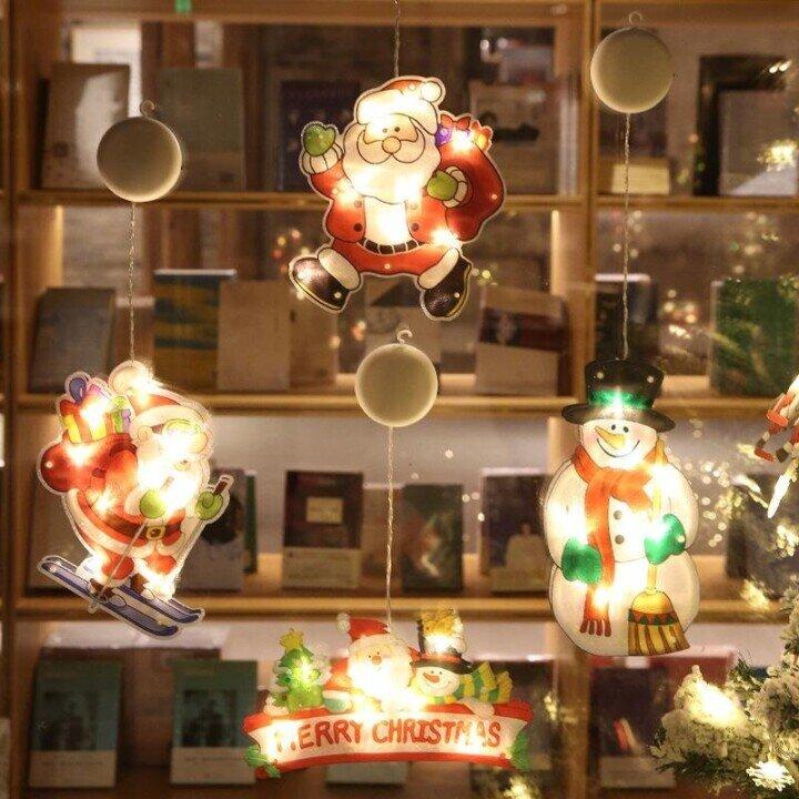 🎅Early Christmas Sale 🎄Christmas Window Hanging Lights🌟Buy 2 Get 1 Free